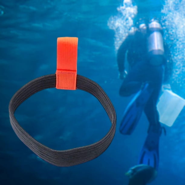 Banda de retención de manguera, correa de retención de ndro de buceo, equipo de buceo de 6L, correa de ndro de buceo de fácil uso, correa para Naranja
