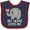 Navy and Red, variant on Inktastic My Nona Loves Me Grandchild Boys or Girls Baby Bib