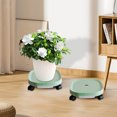 thumbnail image 5 of Dadiaei Plant Caddy with Universal Wheels, Round Movable Planter Dolly Trolley Tray Pallet for Indoor & Outdoor Use, Heavy Duty Plant Pot Mover with 360° Swivel Casters, Ideal for Flower Stands, 5 of 5