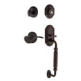 thumbnail image 1 of Nostalgic Warehouse Rope Rosette F Grip Entry Set Manor Lever in Timeless Bronze, 1 of 3