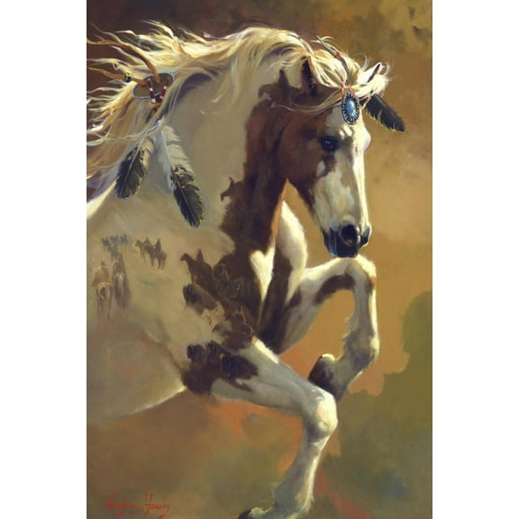 Art.com Wild Heart Art Print by Carolyne Hawley, 12" x 18"