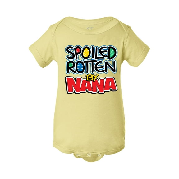 Infant Spoiled Rotten by Nana Bodysuit - Banana - 12M