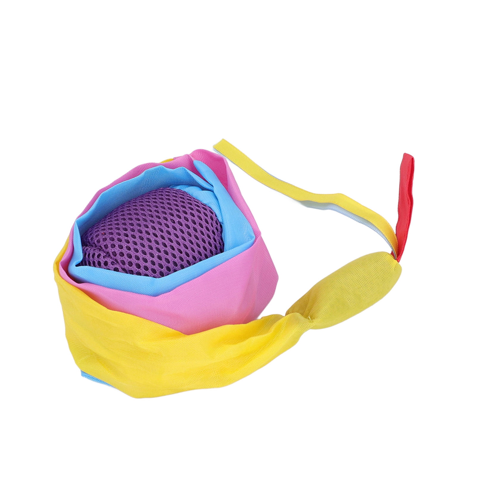 Lot De 4 Balles à Queue Arc-en-Ciel - Balles Météores En Tissu Pour Enfants - Jeu Extérieur Coordination Et Équilibre