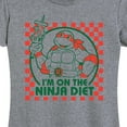 thumbnail image 3 of Teenage Mutant Ninja Turtles - I'm On The Ninja Diet - Women's Short Sleeve Graphic T-Shirt, 3 of 5