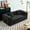 Black, variant on YINIX 81.6" Sleeper Sofa with Two Pillows, Comfy Modular Convertable Sofa Couch for Living Room, Small Spaces, Green