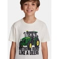 thumbnail image 5 of John Deere Boy's Short Sleeve Tractor Graphic Crewneck T-Shirt, Sizes 4 - 18, 5 of 8