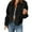 Black, variant on Erwazi Women's Corduroy Jacket Button Down Long Sleeve Basic Trendy Cardigan Jacket Coat with Pockets