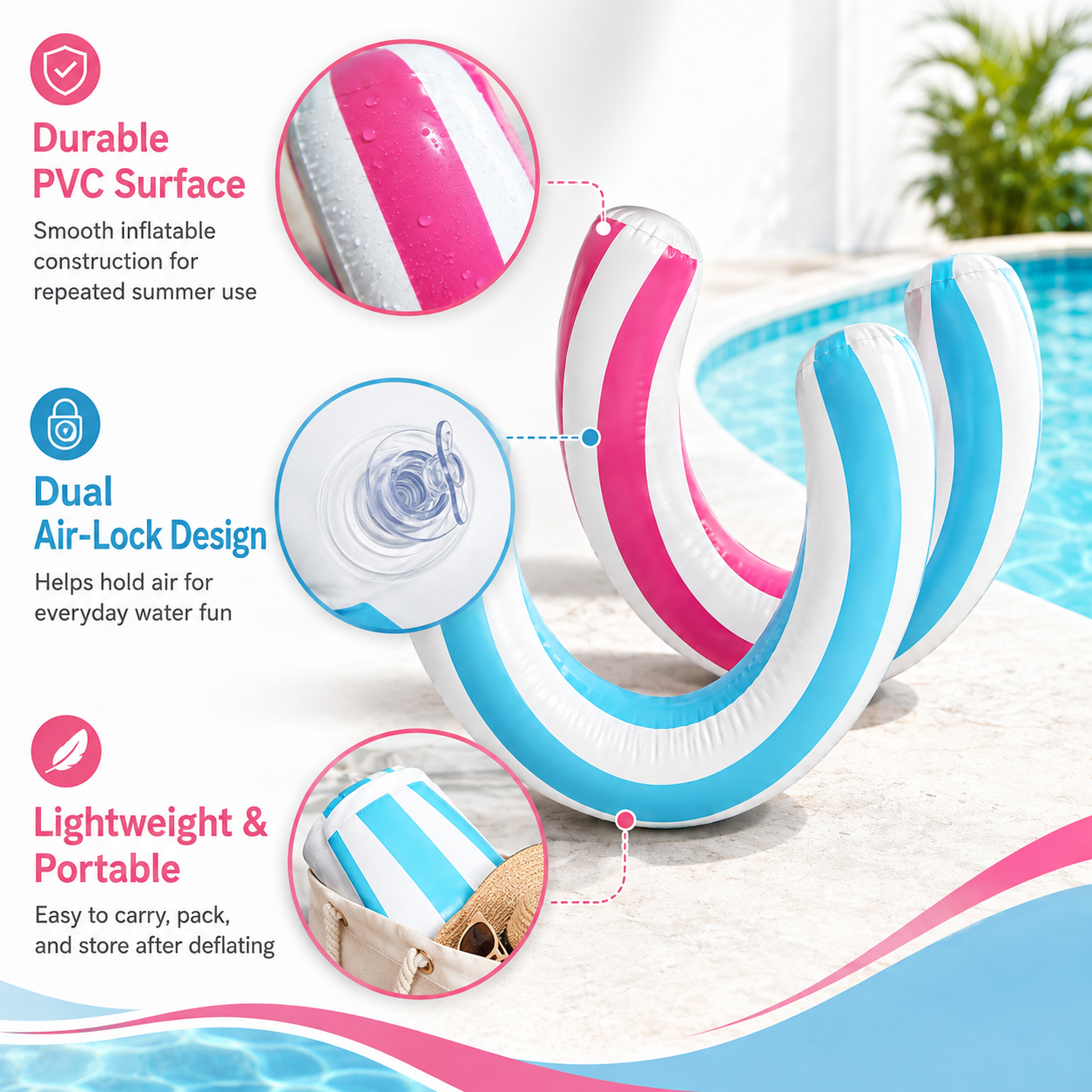 Pendali Pool Noodles 2-Pack Curved 29.5 Inch photo 4