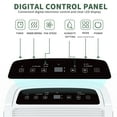 thumbnail image 3 of Shinco 120pt Energy Star Dehumidifier in White for  6000 sq ft - Portable, Automatic Defrost, Timer, 3 of 7