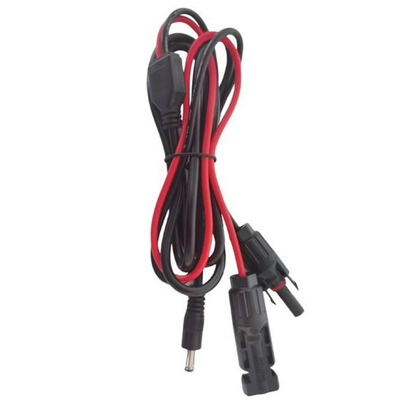 Solar Panel Connectors to 5.5mmx2.1mm Adapter Extension Cable 16AWG