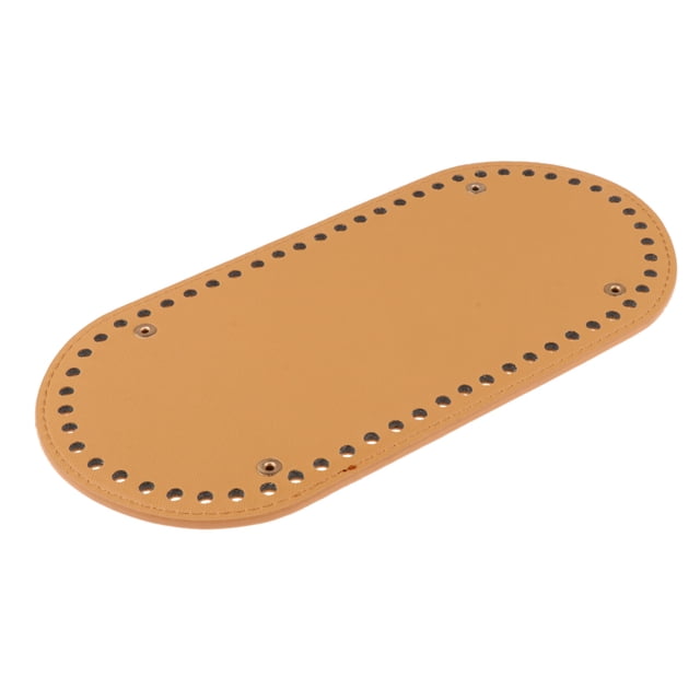 Bolsas tejidas PU Pad Base inferior 25x12x0.4cm Shaper Pet Bag Cojín con 60 agujeros Yuyangstore Inserto de la parte inferior de la bolsa