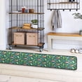 thumbnail image 4 of SKYSONIC 2X6 Feet Dinosaurs Cactus Tropical Runner Rug with Rubber Backing, Green Summer Watercolor Non Slip Entryway Rug Runner Washable Soft Area Rug Carpet for Hallway Bedroom Kitchen Decor, 4 of 6