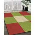 thumbnail image 2 of Ahgly Company Indoor Square Patterned Acid Green Area Rugs, 6' Square, 2 of 6