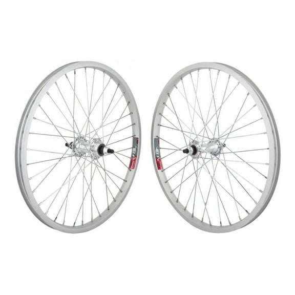 Wheel Set 20 x 1.75 Wheel Master Silver, 36H, BMX 3/8 FW Hub, 14g UCP Spokes