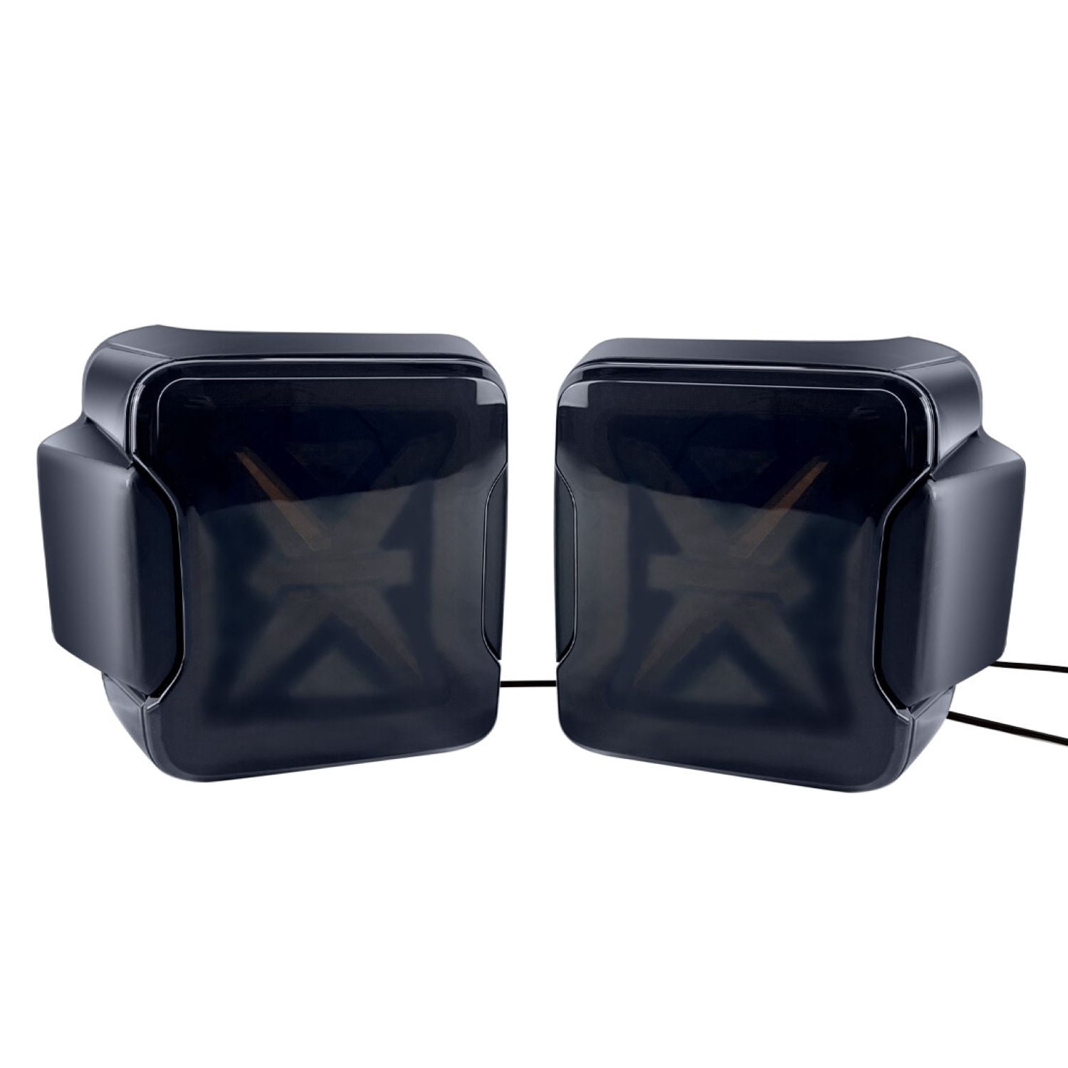 AMERICAN MODIFIED Arrow Style LED Tail Lights Smoked Black for 2007-2018 Jeep Wrangler JK JKU