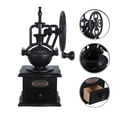 thumbnail image 5 of KAKOWELY Coffee Bean 1PC Retro Coffee Hand Crank Coffee Mill Manual Coffee Maker Kitchen Decoration for Home Shop9.45"X4.53"X4.53", 5 of 5