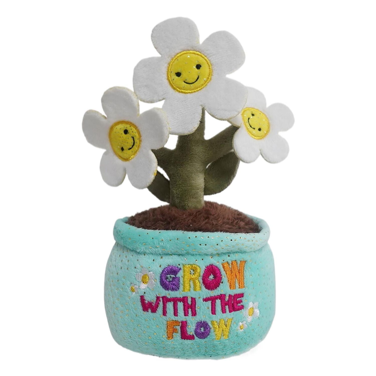 Way To Celebrate Mother's Day Plush Daisy,7.5inch height for 3 years and up