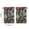 thumbnail image 4 of Vintage Kitchen Food Cooking Chef Tier Cafe Curtains for Bathroom Living RV Rod Pocket Window Drapes 36 Inch 2 Panels Set 28"x36" 2 Panels Window Treatment Tiers, 4 of 4