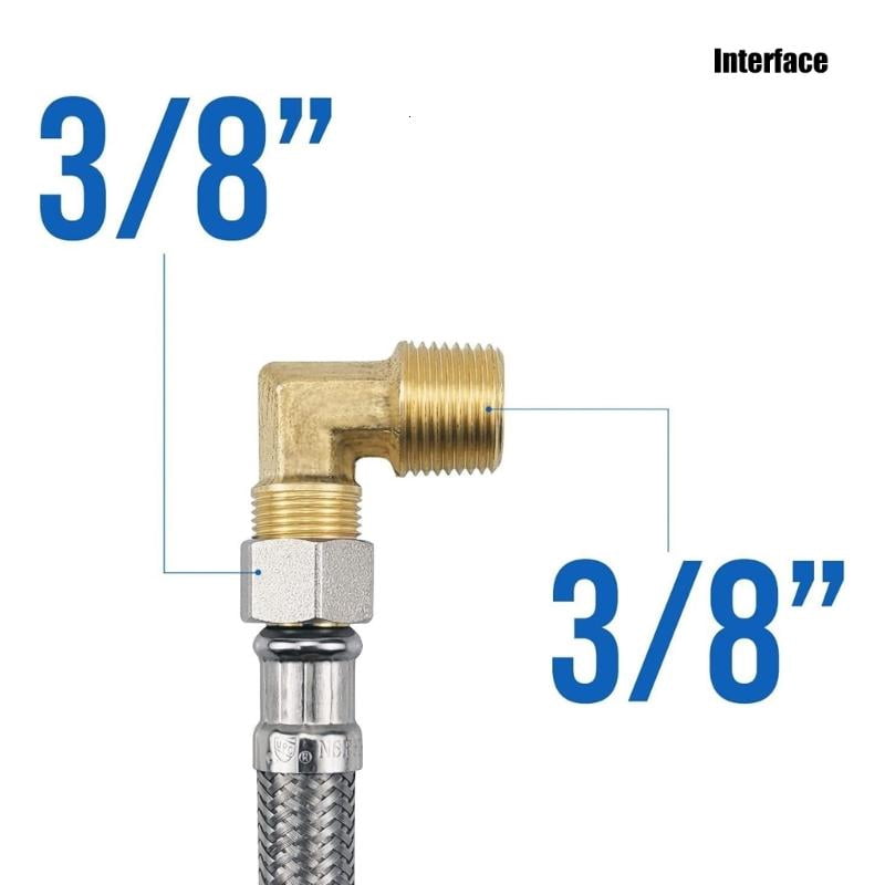 CEORPER Practical Copper Dishwasher Water Tube 3/8inch Suitable for Various Brands