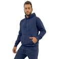 thumbnail image 3 of Expert Brand USA-Made Men's Vintage Style Cotton Hoodie Pullover, Vintage Denim, Small, 3 of 6