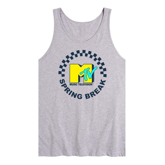 MTV - Checker MTV - Men's Jersey Tank Top