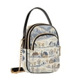 thumbnail image 7 of FORMRS Crossbody Bag for Women Quilted Travel Shoulder Cell Phone Purse with Chain Strap Handbag, Snowy Mountains, 7 of 7