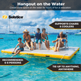 thumbnail image 3 of Solstice 10’ X 8’ Inflatable Dock | Floating Platform For Beach, Lake & Pool | For Recreation, Lounge Chairs, and Boat Maintenance | With Pump and Bag | Heavy-Duty Military-Grade Material, 3 of 7