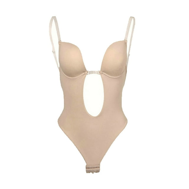 Sonducket Body moldeador para mujer, traje adelgazante con Control del vientre para banquete de viaje, mono con cuello en V profundo, ropa de Ropa interior METRO