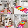 thumbnail image 5 of Colorful Tie Dye Mandala Pattern Kitchen Rugs Sets Of 3,Kitchen Runner Rugs Non Skid Washable,Decorative Kitchen Floor Mats for Kitchen,Sink,Laundry,17"x30"+ 17"x47" + 17"x59", 5 of 6