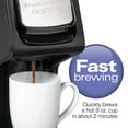 thumbnail image 4 of Hamilton Beach FlexBrew Cafetière à Portion Individuelle, Noire, 4 of 5