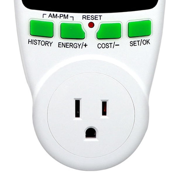 Zócalo del Medidor de Corriente 0.000KWh-9999KWh 50HZ 0.5W para Ahorro de Energía (A) DQrwqpou Libre de BPA
