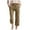 Khaki, variant on Kids Comfortable High Waisted Wide Leg Pants Elastic Trousers Comfy Straight Leg Long Pants with Pockets Easter for Girls Age 9 Girls 6 Clothes Preemie Valentines Day Outfit Girl Cropped