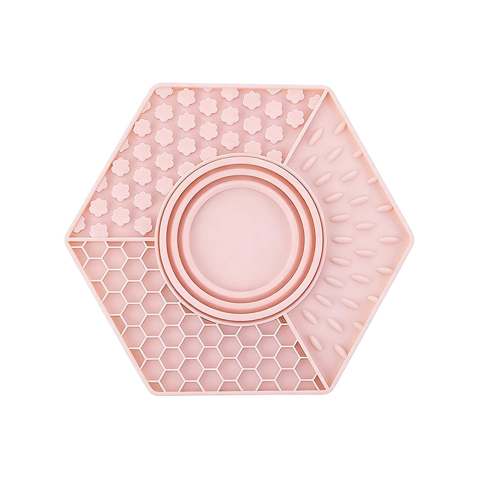 Slow Feeder Dog Bowl With Suction Cup Non Slip Silicone Foldable Pet Food Bowl Prevent Choking Lick Pad Feeder For Small Medium Dogs Cats Puppies Kittens At Home Travel