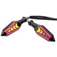 thumbnail image 1 of Bike Indicator Slide Arrow Running Style With Lava DRL Red - Yellow 2 Pcs Set, 1 of 2