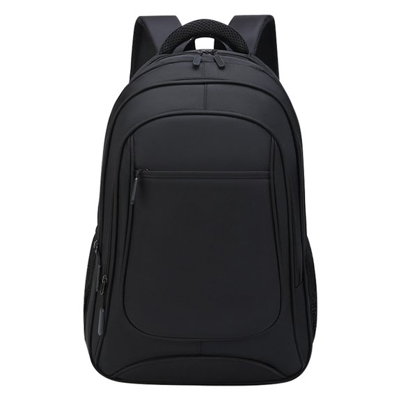 Large Capacity Waterproof Laptop Backpack for Men and Women, Anti-Theft Business Travel Bag with USB Charging Port, Black, Fits 15.6 Inch Laptop