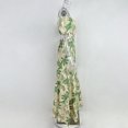 thumbnail image 4 of Vestido Vestido con hombros descubiertos para mujer Vestido con cordones y estampado hueco largo y grande (Verde M) Ygjytge Verde T M para Mujer, 4 of 9