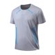 thumbnail image 2 of Tops para hombre, blusas y camisas de manga corta con cuello redondo para hombre, blusas casuales deportivas holgadas de manga corta con cuello redondo para hombre, blusas de poliéster para hombre, 2 of 4