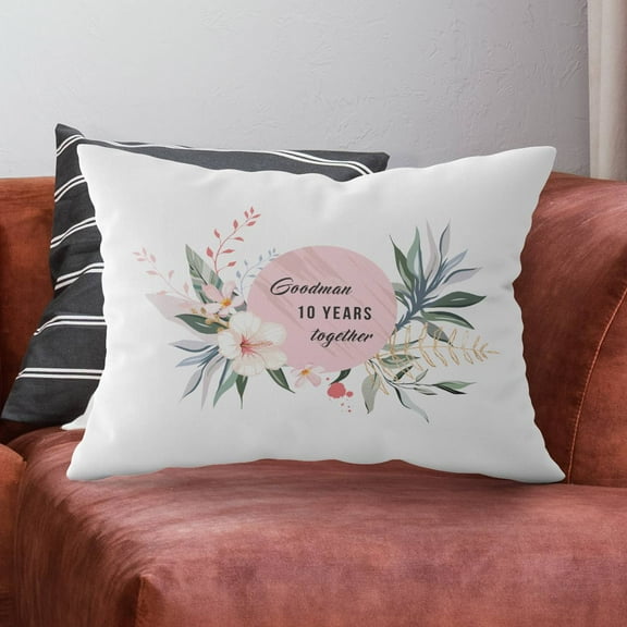 Personalized Anniversary Pillow Case