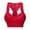 Red, variant on ZNQHFRE Women’s V-Neck I-Back Wireless Lace Bralette Soft Comfort Sexy Everyday Lingerie Blue L