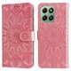 thumbnail image 1 of Funda tipo cartera GANGXUN para Honor X6C 4G , diseño girasol, cuero PU, soporte, cierre magnético, tarjetero, 1 of 5