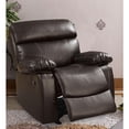 thumbnail image 2 of Bonded Leather Rocker Recliner In Espresso Brown, 2 of 6
