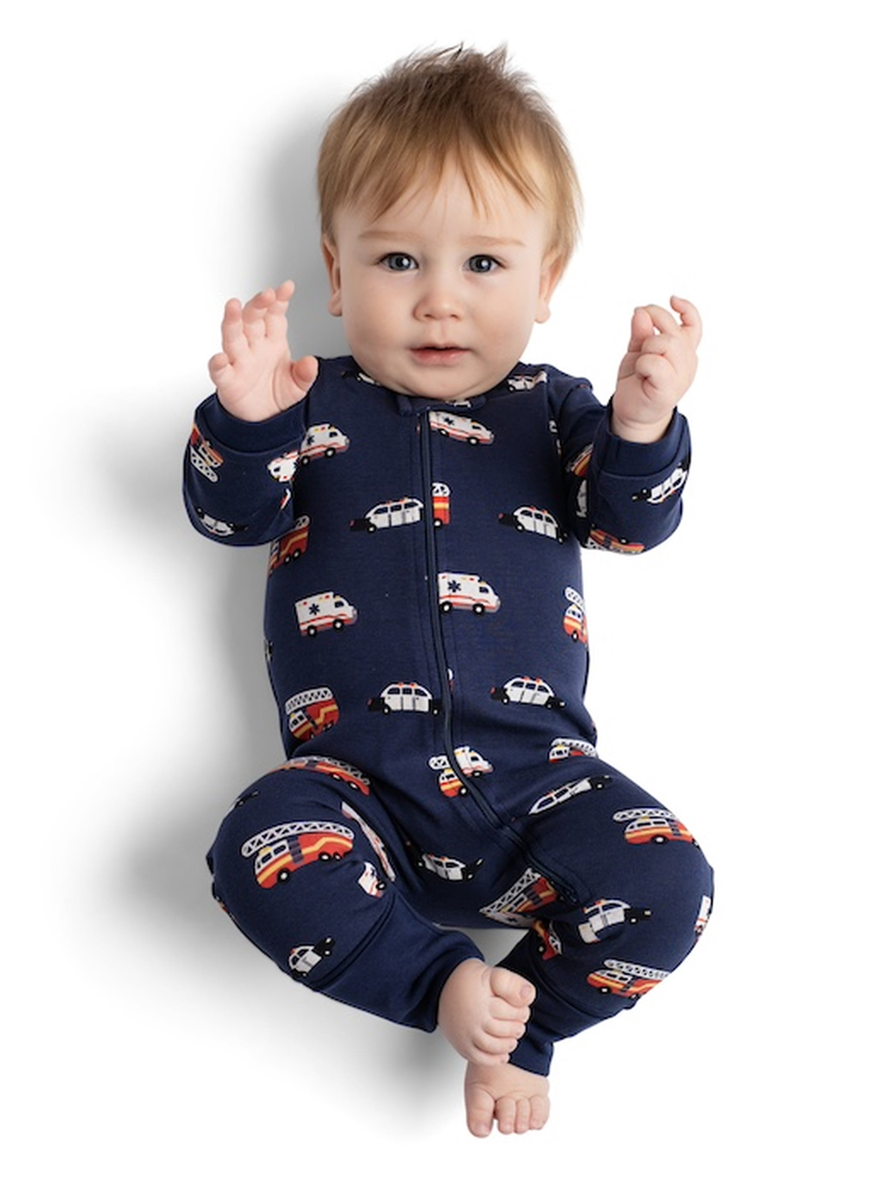 M+A by Monica + Andy, Organic Cotton One-Piece Coverall, Sizes Newborn - 18-24 Months