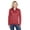 Red, variant on A4 NW4010 Women's Inspire Quarter Zip T-Shirt For Adult Size Female