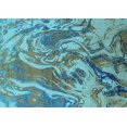 thumbnail image 1 of Ahgly Company Indoor Rectangle Oriental Light Blue Industrial Area Rugs, 8' x 10', 1 of 4
