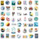 thumbnail image 5 of Pegatinas de surf JAMW Paquete de 50pcs impermeables para computadora portátil Monopatín Botella de agua Coche Ipad Equipaje Bicicleta, 5 of 5