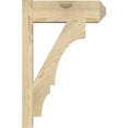 thumbnail image 3 of Ekena Millwork 6"W x 16"D x 24"H Balboa Rough Sawn Craftsman Outlooker, Douglas Fir, 3 of 4