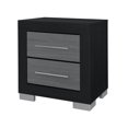 thumbnail image 3 of Emma Table de Chevet en Bois Noir-Gris, 3 of 6