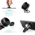 thumbnail image 4 of Havit H71 Outlet suction mobile phone holder, Black & Silver, 4 of 4