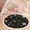 Color 3, variant on Washable Boho Round Rug 3ft Whimsical Pastel Moths Floral Black Circle Area Rugs with Tassels Carpet for Nursery Bedroom Living Room Playroom Dorm