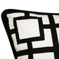 thumbnail image 5 of Edie Home EAH089BW588798 Modern Links Applique Indoor & Outdoor Decorative Pillow, Black, 5 of 5